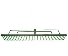 HaWe Rasenrechen 700 mm mit 40 Zinken, Metall, silber, 70 x 15 x 10 cm