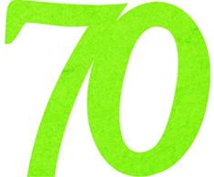 Petras Bastel News Streudeko, Fliz, apfelgrün, 18 x 12 x 3 cm