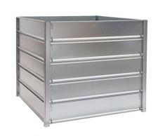 myowngreen Hochbeet aus Metall 84 x 84 x 74 cm (B x L x H) - sehr solide und stabile Konstruktion nachträglich verlängerbar, schneller Aufbau, feuerverzinkte Metallprofile - für die leichte und rückenschonende Gartenarbeit