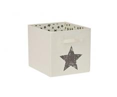 STORE.IT 672845 Ordnungsbox offen, 70% Canvas 30% Polyester, Natur, 32 x 32 x 38 cm