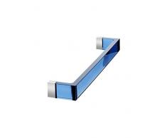Kartell 09935BL Rail Handtuchhalter, Plastik, blau, 45 x 4 cm