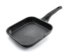 Lacor Grillpfanne glatt, Beschichtung eco-piedra 28 x 28 cm