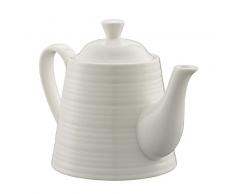 Belleek Living Tea for one Welle Tee-Set, weiÃ