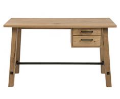 AC Design Furniture H000015837 Schreibtisch, Holz, eichefarben, 60 x 130 x 75 cm