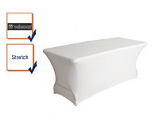 Tischüberzug Tischhusse Husse rechteckig strech weiß abwaschbar für FP180
