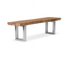 massivum Bank Kenai 210x45x40 cm Akazie natur lackiert