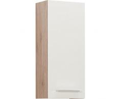 Pelipal 380 Rom Wandschrank, Holzdekor, Sanremo Eiche Terra Quer Nachbildung, 20,0 x 30,0 x 70,0 cm