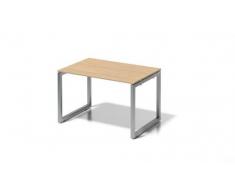 Bisley Cito Schreibtisch, 740 mm HÃ¶henfixes O H 19 x B 1200 x T 800 mm, Dekor Ahorn, Gestell Silber, Metall, Mp355 Dekor Ahorn, Gestell Silber, 80 x 120 x 74 cm