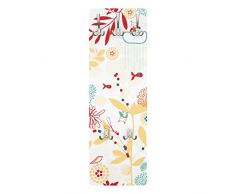 Apalis 79541 Wandgarderobe Spring Garden | Design Garderobe Garderobenpaneel Kleiderhaken Flurgarderobe Hakenleiste Holz Standgarderobe Hängegarderobe | 139x46cm