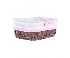 Weidenkasten, BehÃ¤lter aus Weide, Regalkorb aus Weide, Kasten aus Weide, wengegrauer Retro Regalkorb