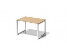 Bisley Cito Schreibtisch, 740 mm HÃ¶henfixes O H 19 x B 1200 x T 800 mm, Dekor Ahorn, Gestell VerkehrsweiÃ, Metall, Mp396 Dekor Ahorn, Gestell VerkehrsweiÃ, 80 x 120 x 74 cm