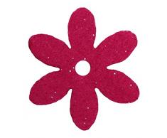 Petras Bastel News Streudeko, Fliz, pink, 18 x 12 x 5 cm