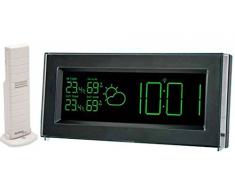 Funkwetterstation MA 10901 LED Gruen Wettervorhersage inkl. Sender