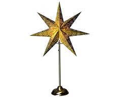 Star PapiersternAntique inkl. Aufhängung, Papier, gold, 14 x 48 x 45 cm