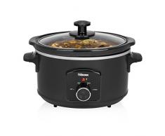 Tristar Schongarer/ Slowcooker mit 3,5 L Fassungsvermögen - Keramik beschichtet, mit einstellbarem Thermostat und abnehmbaren Korb, VS-3915