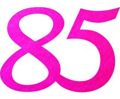 Petras Bastel News Streudeko, Fliz, pink, 18 x 12 x 3 cm