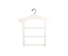 Arredamenti Italia AR _ IT 647 Milord Diener für Schrank, Holz, WeiÃ, 44 x 3 x 54 cm