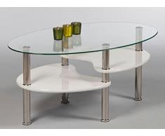 Couchtisch Panty 16778 Wohnzimmertisch Tisch Glastisch WeiÃÅ¸