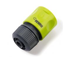 Rehau Allround Schnellschlauchstück für 19 mm (3/4 Zoll) Schläuche ; Anschlussarmatur ; Kunststoff ; Stecksystem ; Gartenzubehör
