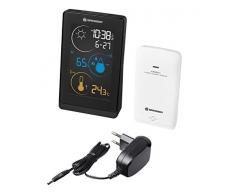 Bresser Funkwetterstation Temeo Life H mit Farbdisplay, Schimmel, Frost und Hitzewarnung, Wettertrend, inklusive Außensensor