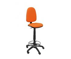 PIQUERAS Y CRESPO t04cp â ergonomischer Hocker, verstellbar in Höhe und Aro FuÃstütze orange