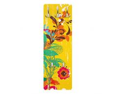 Apalis 79015 Wandgarderobe Grunge Garden | Design Garderobe Garderobenpaneel Kleiderhaken Flurgarderobe Hakenleiste Holz Standgarderobe Hängegarderobe | 139x46cm