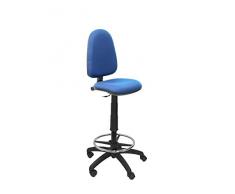PIQUERAS Y CRESPO t04cp â ergonomischer Hocker, verstellbar in Höhe und Aro FuÃstütze marineblau