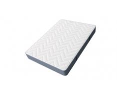 Hilding Sweden Pure Multicore WeiÃ/Mittelfeste 7-Zonen Matratze mit Sommer-und Winterseite für Alle Schlaftypen (H2-H3)/200 x 80 x 22 cm Kaltschaummatratze, Schaumstoff, Weià and Grau, 80 x 200 cm