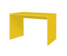 Miami 805701GE Schreibtisch in U-Form, Holz, gelb, 65 x 120 x 74 cm