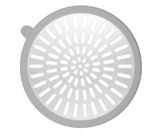 iDesign 22750EU Metro Ultra Ablaufschutz Duschkabine, 13,3 x 12, 6 x 0,4 cm, grau/silber, Aluminum