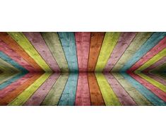 AG Design FTG 0945 Holzbrett, Papier Fototapete - 202x90 cm - 1 Teil, Papier, multicolor, 0,1 x 202 x 90 cm