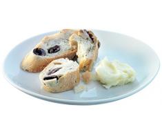 LSA International Brot- / Kuchenteller, 16 cm, mit Rand, Weiß, 4 Stück