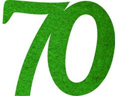 Petras Bastel News Streudeko, Fliz, dunkelgrün, 18 x 12 x 3 cm