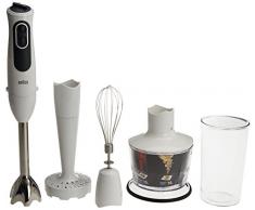 Braun Stabmixer, 750 W, 11 Geschwindigkeiten und ein Turbo, EasyClick System für noch schnelleres und einfacheres Abnehmen von Mixfuß und Zubehör