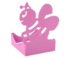 Alubox zampirella Tür oder Kerze Zitronengras Biene, Rosa, 7 x 11 x 19 cm