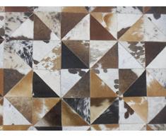 SIT-Möbel 1023-30 Teppich This und That, 200 x 300 cm, gefärbtes Kuhfell, dessin braun / weiÃ