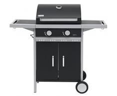 Tepro Gasgrill Tiverton, 2 Edelstahl-Brenner je ca. 3,5 kW, Gesamtleistung max. 7 kW, Grillfläche: ca. 51 x 37,5 cm | 49 x 113 x 106 cm, 3161