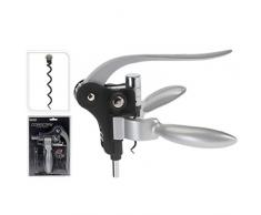 Mazali Ko Serv Korkenzieher Alu-Legierung, Stahl, Black/Silver, 22 x 9 x 29.4 cm