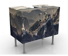 Apalis 52899 Waschbeckenunterschrank Die GroÃe Chinesische Mauer, 60 x 55 x 35 cm