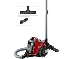 Bosch BGC05AAA2 GS05 Beutelloser Staubsauger Cleannn, 700 W, 1.5 Liter, rot/schwarz