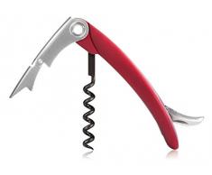 Tescoma 695417 Korkenzieher, Kunststoff, rot/Silber/schwarz, 20 x 13.4 x 2.7 cm