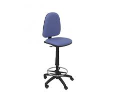 PIQUERAS Y CRESPO t04cp â ergonomischer Hocker, verstellbar in Höhe und Aro FuÃstütze hellblau