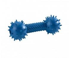 Spielzeug für Hunde, Gummi pienasbarra Spike, 15 mit Glocke, Blau