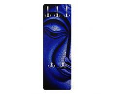Apalis 78616 Wandgarderobe Buddha in Nepal | Design Garderobe Garderobenpaneel Kleiderhaken Flurgarderobe Hakenleiste Holz Standgarderobe Hängegarderobe | 139x46cm