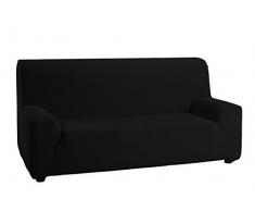 Martina Home Elastischer Sofabezug Modell Emilia 3 Plätze Schwarz