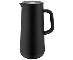 WMF Isolierkanne Thermoskanne Impulse, 1,0 l, für Kaffee oder Tee Druckverschluss hält Getränke 24h kalt und warm, schwarz