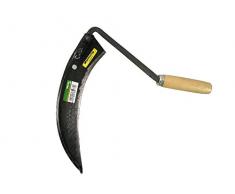 HaWe Sensen-Sichel, Metall, schwarz / beige, 33 x 31 x 3 cm