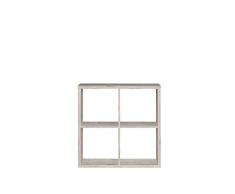 NEWFACE Mauro Regal / Raumtrenner 2X2 Fächer , Holz, Sandeiche, MaÃe (B*H*T): 72,7 x 72,8 x 32,12cm