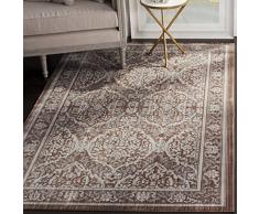 Safavieh Claudia gewebter Teppich, VAL208E, Grau/Braun, 152 X 243 cm