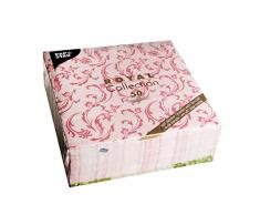 Papstar, 50 Servietten ROYAL Collection 1/4-Falz 40 cm x 40 cm bordeaux Damascato, #84999